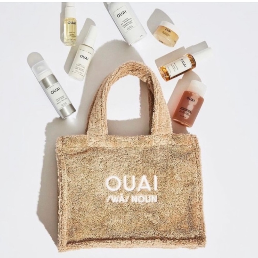 terry towel mini tote bag